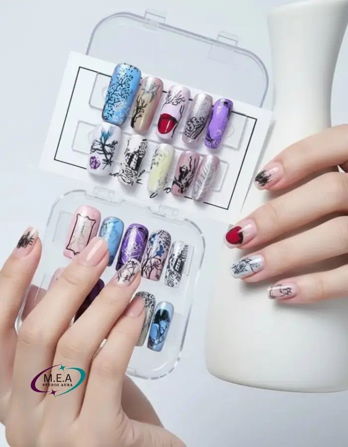 Conte Enchanté – Press-on nails faits main