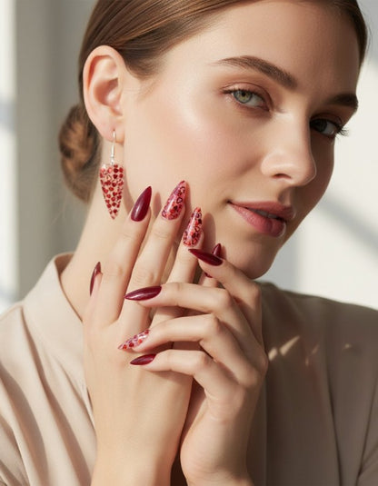 The Duo – Cœur Passion | Amande & Boucles Stiletto