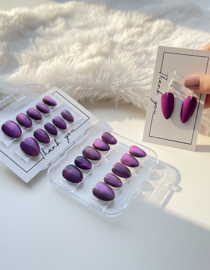 The Duo – Mystère Violet | Amande Courte & Boucles Amande