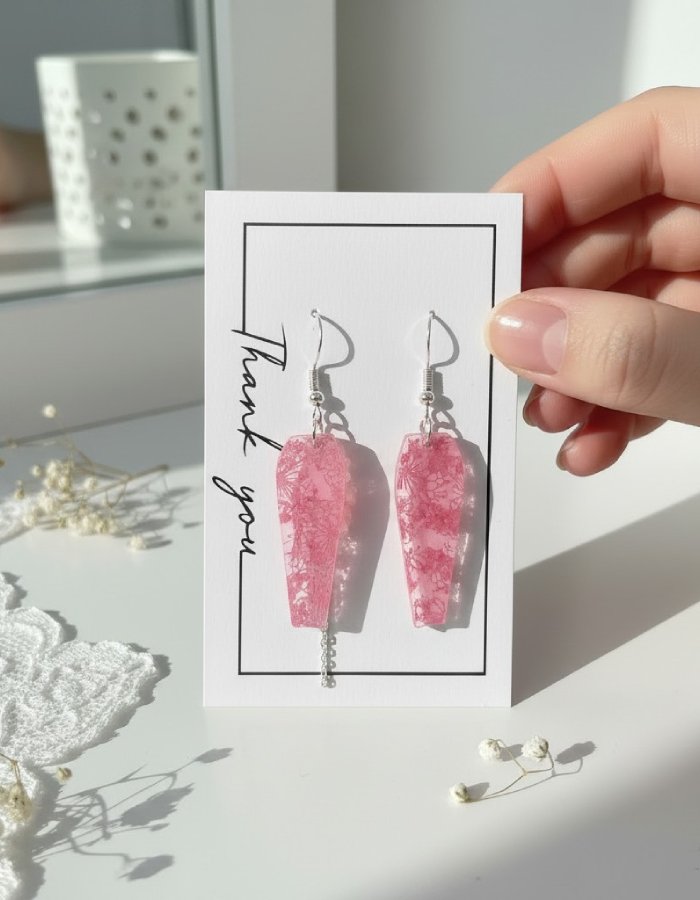 Boucles d'oreilles romance