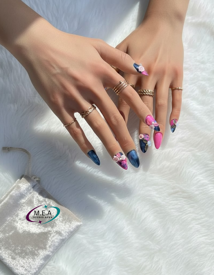 Press-on nails faits main