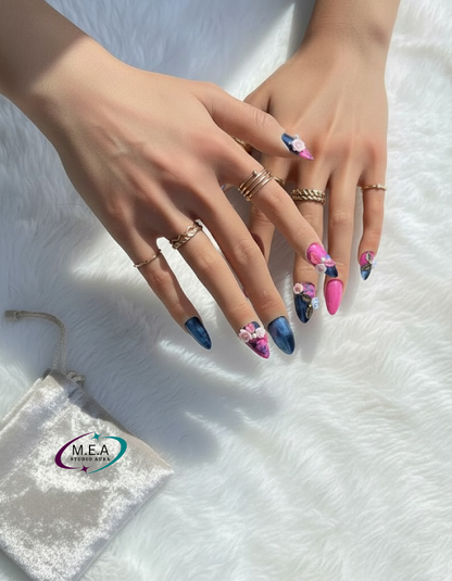 Press-on nails faits main