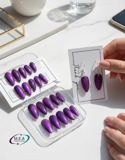The Duo – Mystère Violet | Amande & Boucles Amande