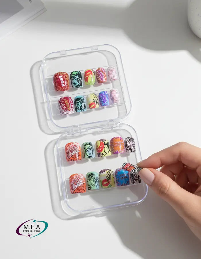 Pop Story – Press-on nails faits main