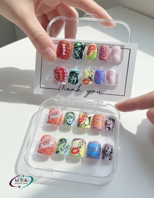 Pop Story – Press-on nails faits main
