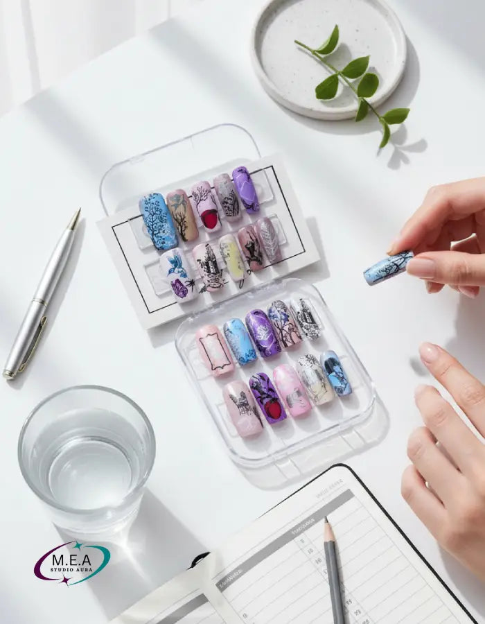 Conte Enchanté – Press-on nails faits main