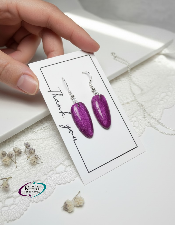 Boucles d'oreilles cat eyes