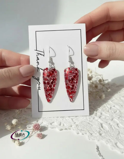The Duo – Cœur Passion | Carré Medium & Boucles Stiletto