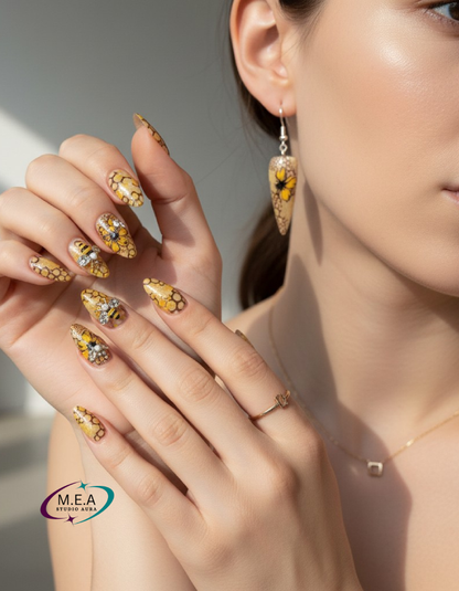 The Duo – Miel Doré | Amande & Boucles Stiletto