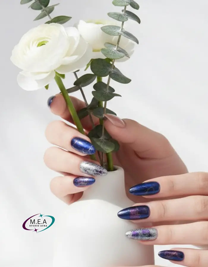 Éclat Stellaire – Press-on nails faits main