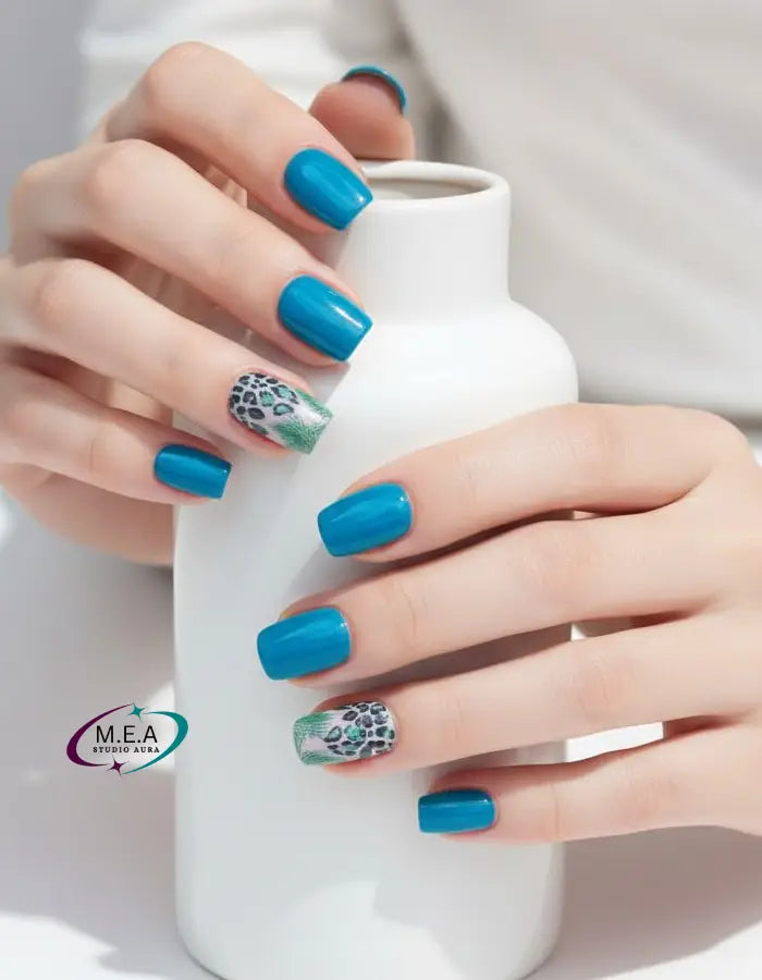 Jungle Sauvage – Press-on nails faits main