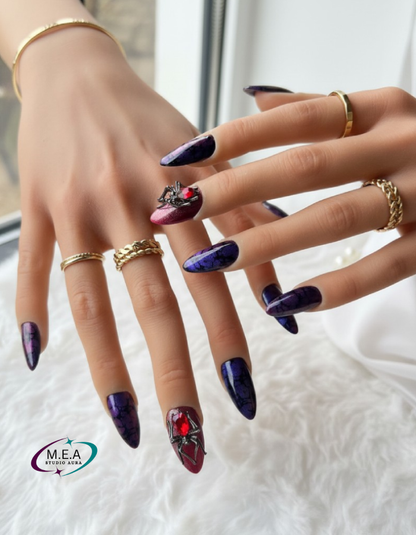 Trinity Arachnéa – Press-on nails faits main
