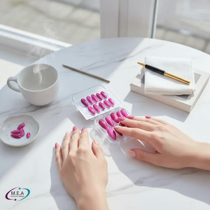 Velours Mystique – Press-on nails faits main