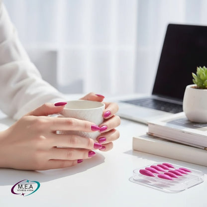 Velours Mystique – Press-on nails faits main