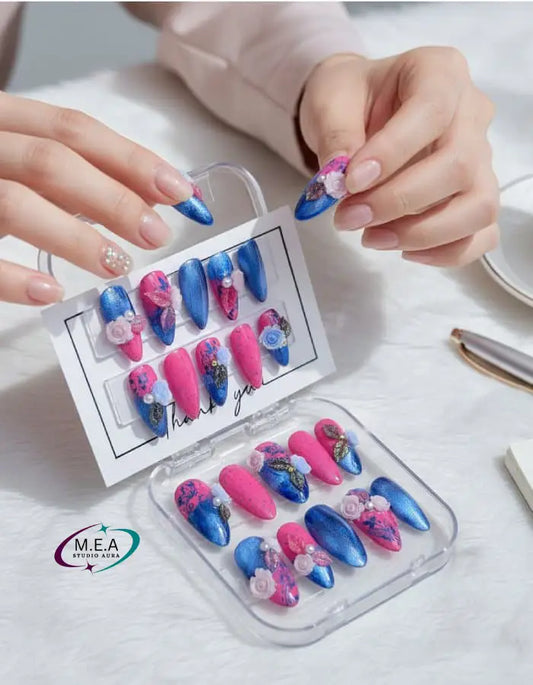 Press-on nails faits main