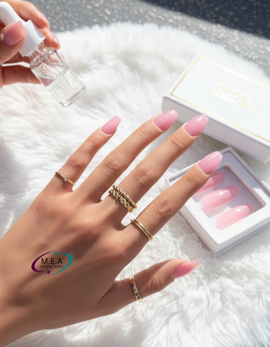 Nuance Nude – Press-on nails faits main