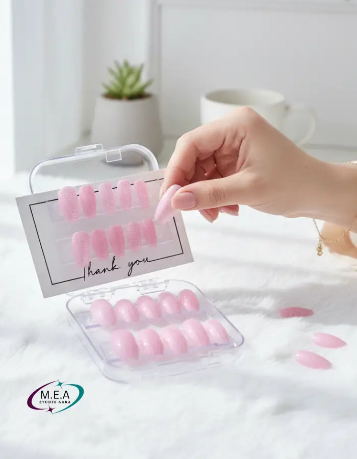 Nuance Nude – Press-on nails faits main