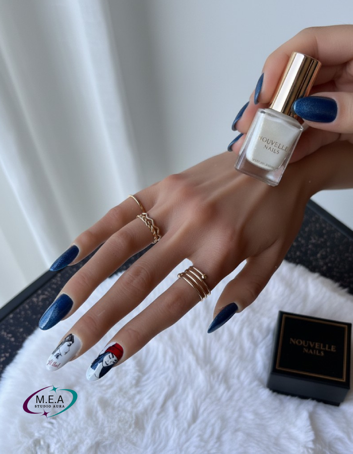 Regards Chromatiques – Press-on nails Cat Eyes visages artistiques