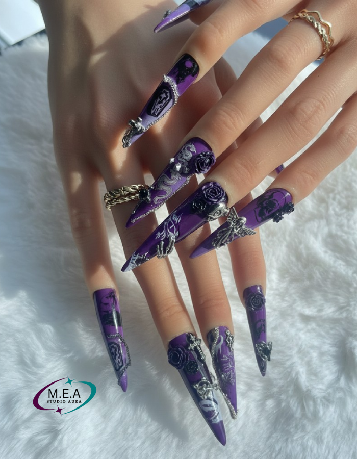 Purple Reign — Stiletto XXL Gothique