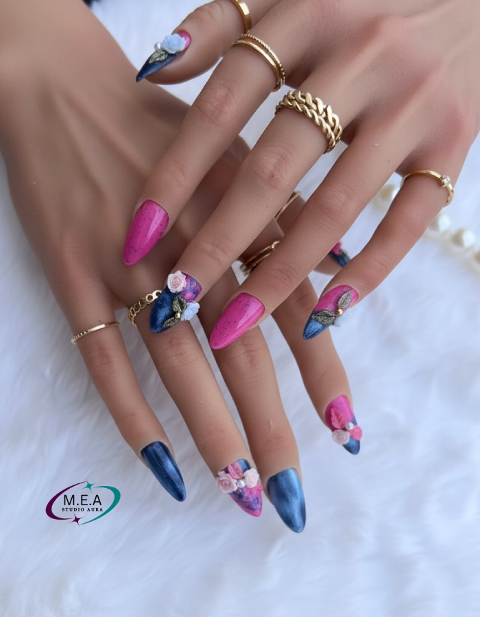 Press-on nails faits main