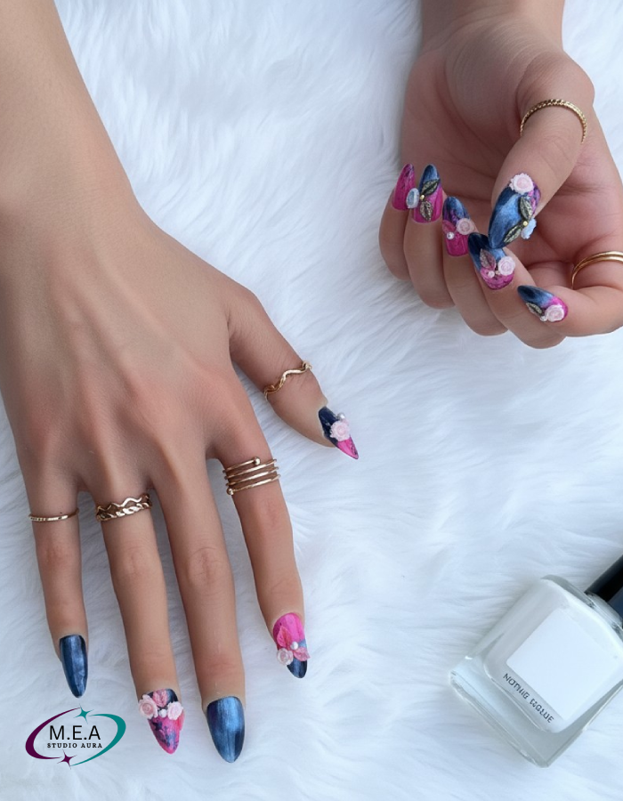 Press-on nails faits main