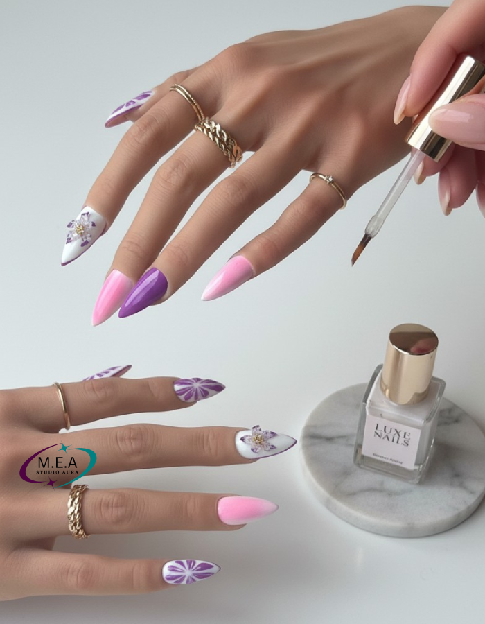 Set Press-On Nails – Lilas Citrus