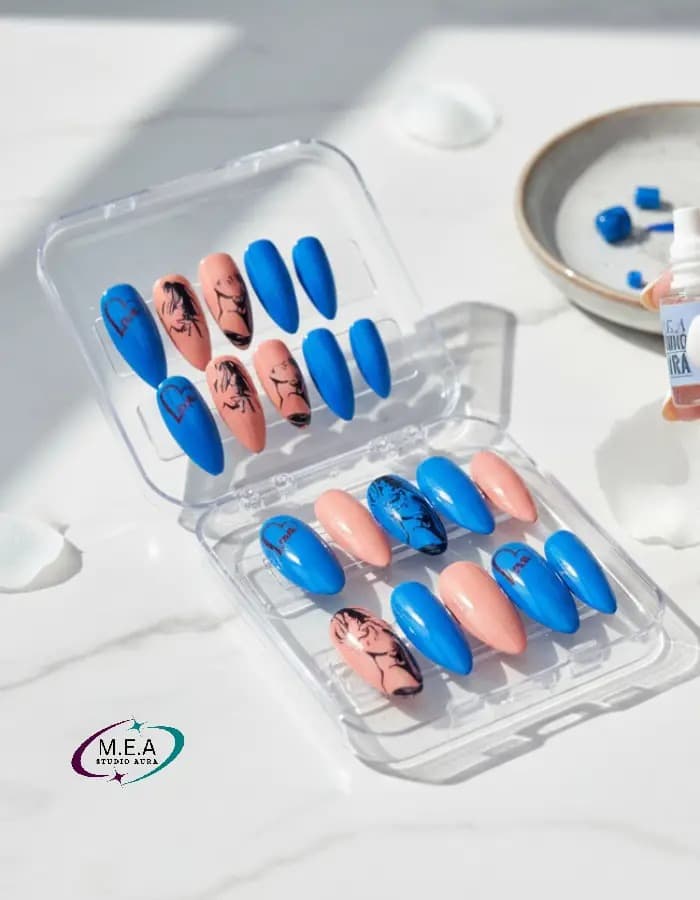 Amour Infini – Press-on nails faits main