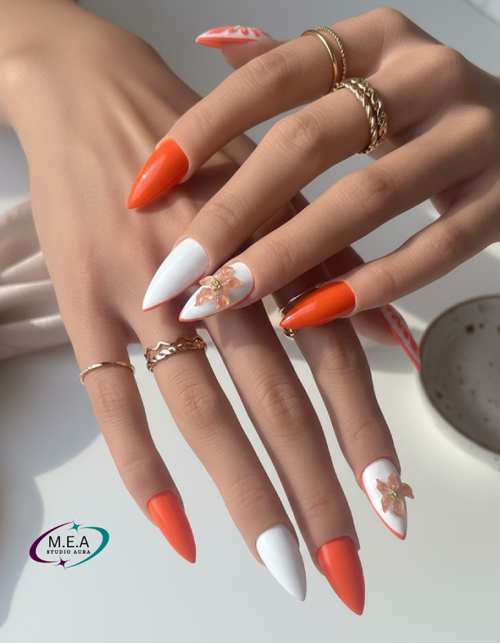 Set Press-On Nails – Agrume Doré