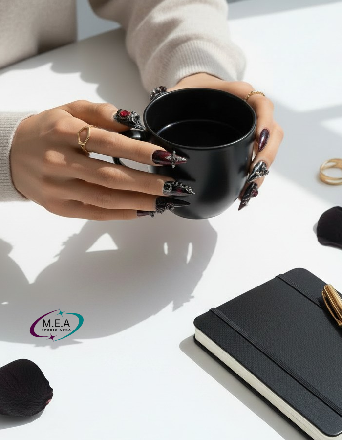 Press on nails Gothique