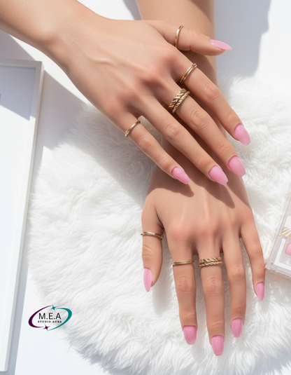 Nuance Nude – Press-on nails faits main